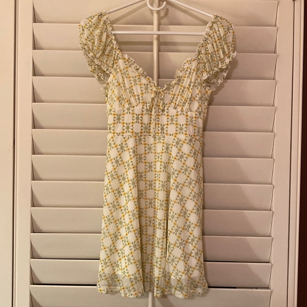 Urban Outfitters Mini Sunflower Dress